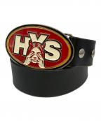 Hysteric Glamourヒステリックグラマー）の古着「See No Evil Belt レザーベルト」｜ブラック
