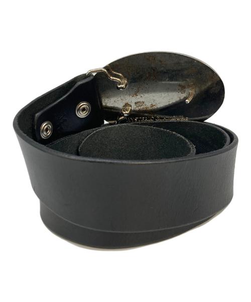 Hysteric Glamour（ヒステリックグラマー）Hysteric Glamour (ヒステリックグラマー) See No Evil Belt レザーベルト ブラック サイズ:実寸参照の古着・服飾アイテム