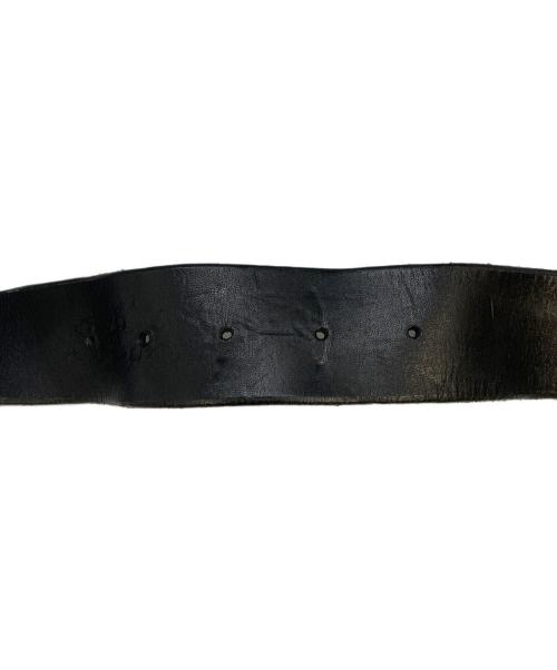 Hysteric Glamour（ヒステリックグラマー）Hysteric Glamour (ヒステリックグラマー) See No Evil Belt レザーベルト ブラック サイズ:実寸参照の古着・服飾アイテム