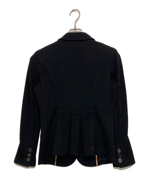 BURBERRY LONDON（バーバリーロンドン）BURBERRY LONDON (バーバリーロンドン) 裏ノヴァチェックテーラードジャケット ブラック サイズ:SIZE 40の古着・服飾アイテム