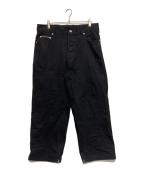 Paperboyzペーパーボーイズ）の古着「15oz selvedge denim（フィフティーン・オンス・セルヴィッチ・デニム）」｜ブラック
