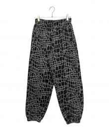 always do what you should do（オールウェイズ ドゥ ワット ユー シュッド ドゥ）の古着「RELAXED CROC PRINT JOGGER（リラックスドゥ クロック プリント ジョガー）」｜ブラック