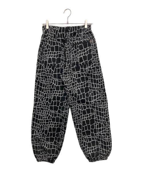 always do what you should do（オールウェイズ ドゥ ワット ユー シュッド ドゥ）always do what you should do RELAXED CROC PRINT JOGGER（リラックスドゥ クロック プリント ジョガー） ブラック サイズ:SIZE Mの古着・服飾アイテム