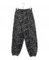always do what you should do（オールウェイズ ドゥ ワット ユー シュッド ドゥ）の古着「RELAXED CROC PRINT JOGGER（リラックスドゥ クロック プリント ジョガー）」｜ブラック