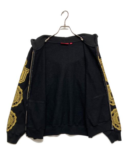 SUPREME（シュプリーム）SUPREME (シュプリーム) Knowledge Reigns Zip Up Hooded Sweatshirt（ナレッジ レインズ ジップアップ フーデッド スウェットシャツ） ブラック サイズ:SIZE Sの古着・服飾アイテム
