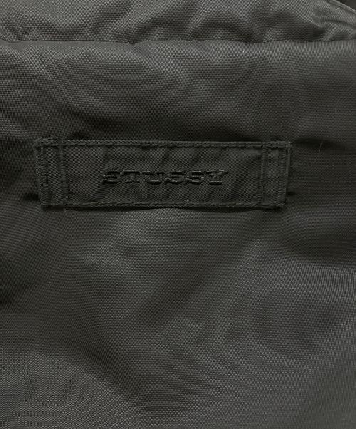 stussy（ステューシー）stussy (ステューシー) PILE LINED ZIP JACKET（パイル ラインド ジップ ジャケット）115887 アイボリー×ブラック サイズ:SIZE Lの古着・服飾アイテム