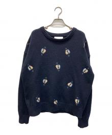ORINI（オリニ）の古着「MOMONS SWEATER　A22501」｜ネイビー