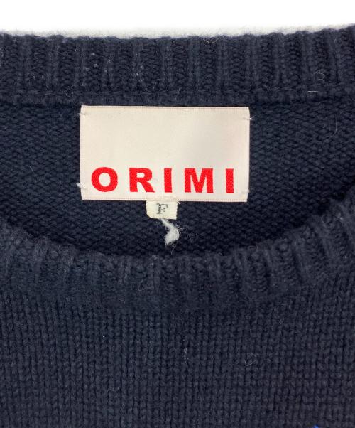 ORINI（オリニ）ORINI (オリニ) MOMONS SWEATER　A22501 ネイビー サイズ:実寸参照の古着・服飾アイテム