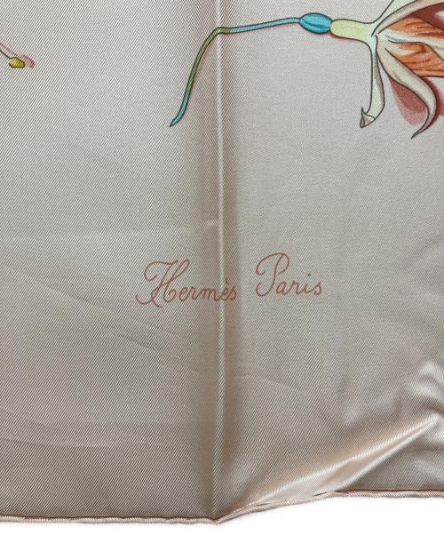 HERMES（エルメス）HERMES (エルメス) シルクスカーフ ピンク サイズ:実寸参照の古着・服飾アイテム