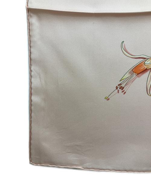 HERMES（エルメス）HERMES (エルメス) シルクスカーフ ピンク サイズ:実寸参照の古着・服飾アイテム