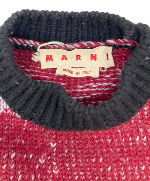 MARNI（マルニ）MARNI (マルニ) ROUNDNECK SWEATER（ラウンドネック セーター）GCMG0345Q0 レッド サイズ:SIZE 46の古着・服飾アイテム