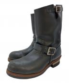 RED WINGレッドウィング）の古着「スチールトゥエンジニアブーツ　2268」｜ブラック