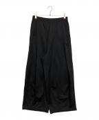 Needlesニードルズ）の古着「ブライトジャージ ヒザデル スウェットパンツ H.D. Sweat Pant - C/PE Bright Jersey　qv342」｜ブラック