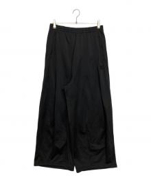 Needles（ニードルズ）の古着「ブライトジャージ ヒザデル スウェットパンツ H.D. Sweat Pant - C/PE Bright Jersey　qv342」｜ブラック