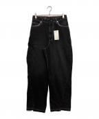 CAMIEL FORTGENSカミエルフォートヘンス）の古着「WOBBLY JEANS CF.20.06.02.01」｜ブラック