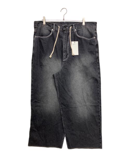 CAMIEL FORTGENS（カミエルフォートヘンス）CAMIEL FORTGENS (カミエルフォートヘンス) BIG JEANS CF.20.06.04.01 ブラック サイズ:SIZE Sの古着・服飾アイテム