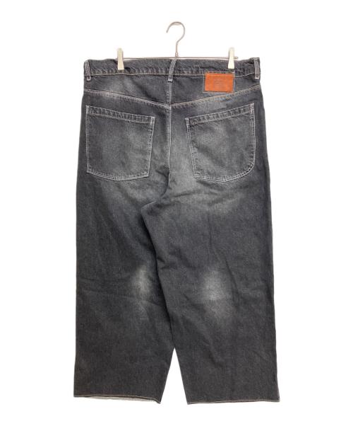 CAMIEL FORTGENS（カミエルフォートヘンス）CAMIEL FORTGENS (カミエルフォートヘンス) BIG JEANS CF.20.06.04.01 ブラック サイズ:SIZE Sの古着・服飾アイテム