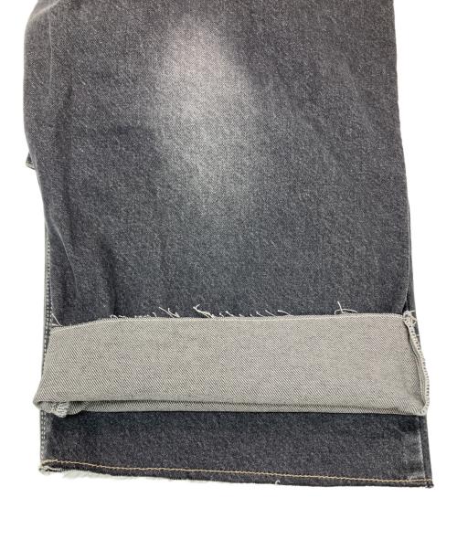 CAMIEL FORTGENS（カミエルフォートヘンス）CAMIEL FORTGENS (カミエルフォートヘンス) BIG JEANS CF.20.06.04.01 ブラック サイズ:SIZE Sの古着・服飾アイテム