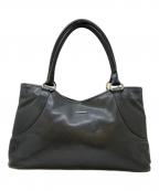 GUCCIグッチ）の古着「レザートートバッグ　113015」｜ブラック