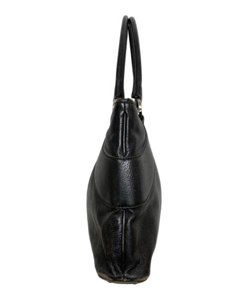 GUCCI（グッチ）GUCCI (グッチ) レザートートバッグ　113015 ブラック サイズ:実寸サイズを参照くださいの古着・服飾アイテム