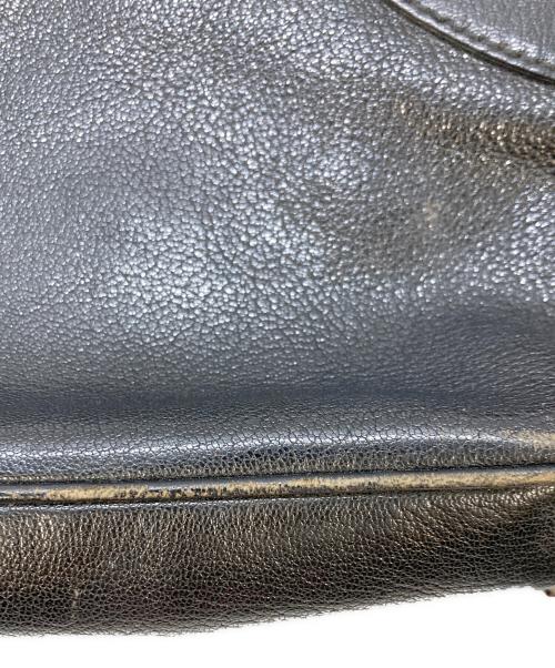 GUCCI（グッチ）GUCCI (グッチ) レザートートバッグ　113015 ブラック サイズ:実寸サイズを参照くださいの古着・服飾アイテム