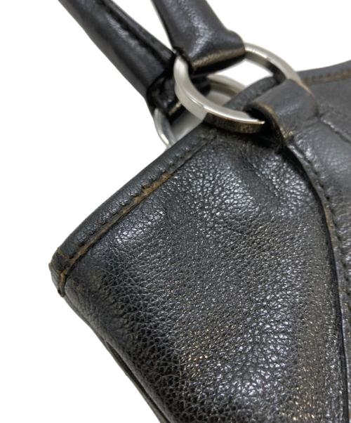 GUCCI（グッチ）GUCCI (グッチ) レザートートバッグ　113015 ブラック サイズ:実寸サイズを参照くださいの古着・服飾アイテム