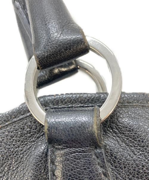 GUCCI（グッチ）GUCCI (グッチ) レザートートバッグ　113015 ブラック サイズ:実寸サイズを参照くださいの古着・服飾アイテム