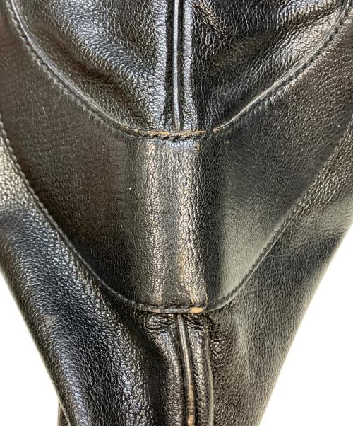 GUCCI（グッチ）GUCCI (グッチ) レザートートバッグ　113015 ブラック サイズ:実寸サイズを参照くださいの古着・服飾アイテム