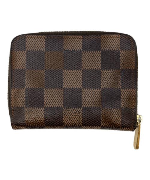 LOUIS VUITTON（ルイ ヴィトン）LOUIS VUITTON (ルイ ヴィトン) ラウンドファスナー財布 N63070 ブラウン サイズ:実寸サイズをご参照くださいの古着・服飾アイテム