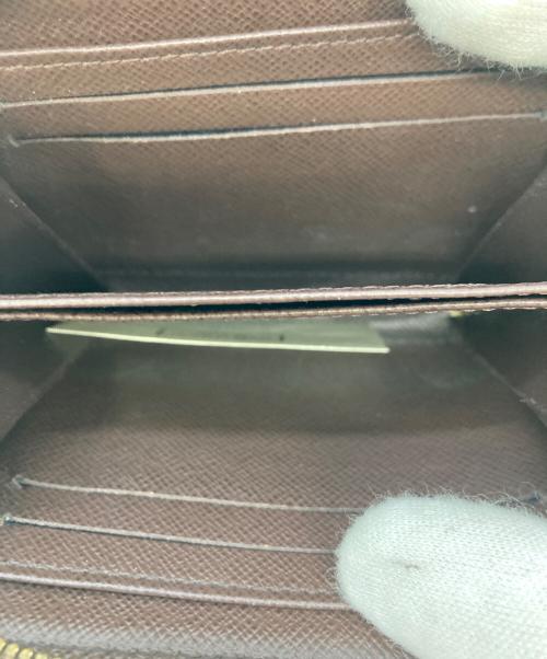 LOUIS VUITTON（ルイ ヴィトン）LOUIS VUITTON (ルイ ヴィトン) ラウンドファスナー財布 N63070 ブラウン サイズ:実寸サイズをご参照くださいの古着・服飾アイテム