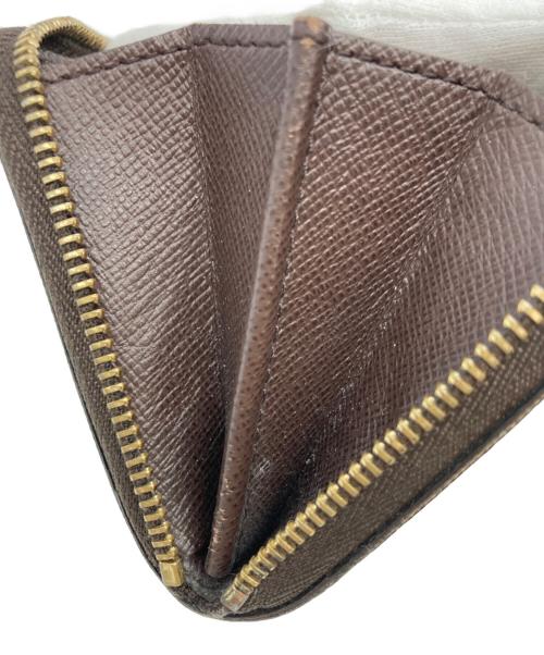 LOUIS VUITTON（ルイ ヴィトン）LOUIS VUITTON (ルイ ヴィトン) ラウンドファスナー財布 N63070 ブラウン サイズ:実寸サイズをご参照くださいの古着・服飾アイテム