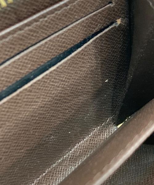 LOUIS VUITTON（ルイ ヴィトン）LOUIS VUITTON (ルイ ヴィトン) ラウンドファスナー財布 N63070 ブラウン サイズ:実寸サイズをご参照くださいの古着・服飾アイテム