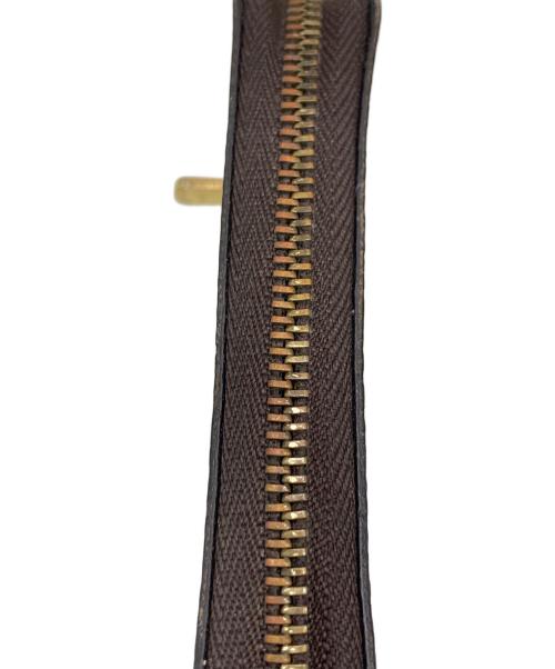 LOUIS VUITTON（ルイ ヴィトン）LOUIS VUITTON (ルイ ヴィトン) ラウンドファスナー財布 N63070 ブラウン サイズ:実寸サイズをご参照くださいの古着・服飾アイテム