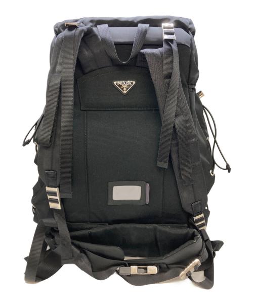 PRADA（プラダ）PRADA (プラダ) マウンテンリュック　V133 ブラック サイズ:実寸サイズをご参照ください。の古着・服飾アイテム