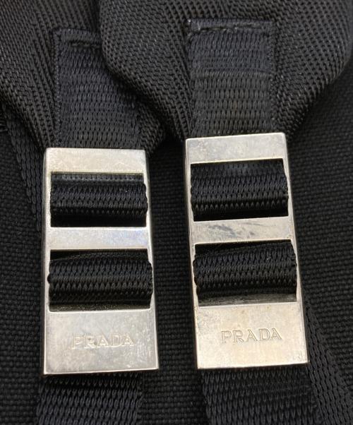 PRADA（プラダ）PRADA (プラダ) マウンテンリュック　V133 ブラック サイズ:実寸サイズをご参照ください。の古着・服飾アイテム
