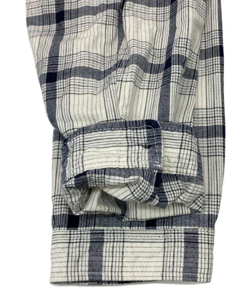 OUTIL（ウティ）OUTIL (ウティ) CHEMISIER SIROD チェックシャツ グレー×ブルー サイズ:SIZE 2の古着・服飾アイテム