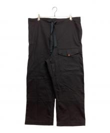 MAISON MA MANIERE（メゾンママ二エ）の古着「SAS TYPE OVER TROUSERS」｜ブラック