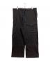 MAISON MA MANIERE（メゾンママ二エ）の古着「SAS TYPE OVER TROUSERS」｜ブラック