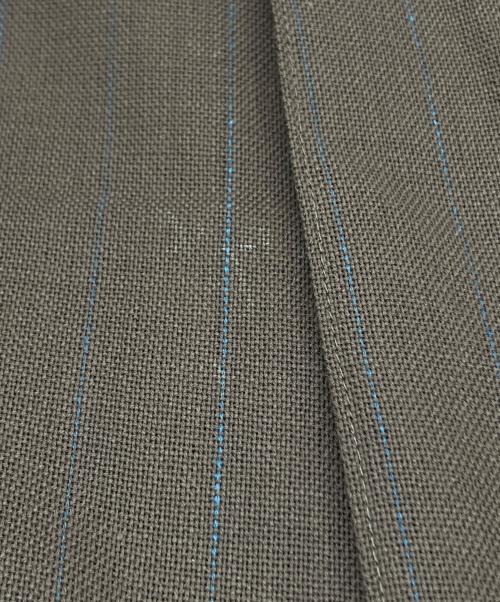 AURALEE（オーラリー）AURALEE (オーラリー) Hard Twist Wool Panama Stripe Slacks　A23SP04WP ブラウン サイズ:SIZE 1の古着・服飾アイテム