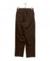 AURALEE (オーラリー) Hard Twist Wool Panama Stripe Slacks　A23SP04WP ブラウン サイズ:SIZE 1：15000円
