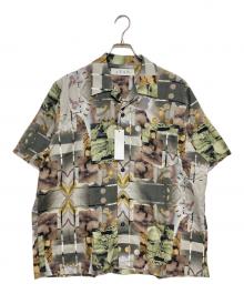 BAL（バル）の古着「bal COLLAGE LYOCELL SS SHIRT　BAL-2095」｜グレー
