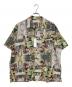 BAL（バル）の古着「bal COLLAGE LYOCELL SS SHIRT　BAL-2095」｜グレー