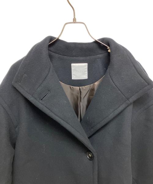 CITYSHOP（シティショップ）CITYSHOP (シティショップ) STAND NECK コート　23020042203040 ブラック サイズ:38の古着・服飾アイテム