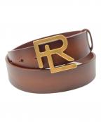 RALPH LAURENラルフローレン）の古着「RL ヴァケッタ レザー ベルト 5C 5673」｜ブラウン