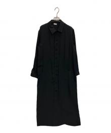 LOEFF（ロエフ）の古着「シャツワンピース　8826-234-0086」｜ブラック