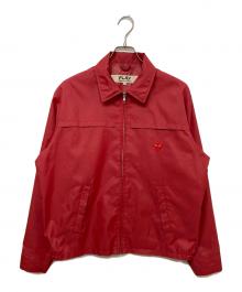 PLAY COMME des GARCONS（プレイコムデギャルソン）の古着「ナイロンジャケット」｜レッド