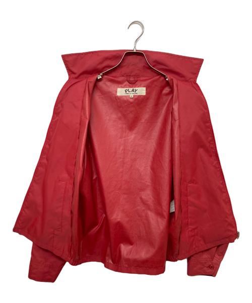 PLAY COMME des GARCONS（プレイコムデギャルソン）PLAY COMME des GARCONS (プレイコムデギャルソン) ナイロンジャケット レッド サイズ:SIZE Mの古着・服飾アイテム