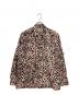WACKO MARIA（ワコマリア）の古着「LEOPARD FLANNEL OPEN COLLAR SHIRT」｜ブラック×ピンク