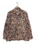 WACKO MARIA (ワコマリア) LEOPARD FLANNEL OPEN COLLAR SHIRT ブラック×ピンク サイズ:SIZE L：25000円