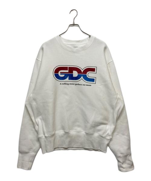 GDC（ジーディーシー）GDC (ジーディーシー) trico sweat　GD0161 ホワイト サイズ:SIZE XLの古着・服飾アイテム